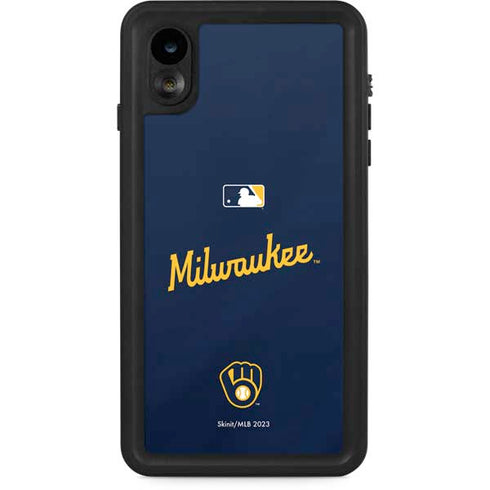 MLB Milwaukee Brewers Alternate/Away Jersey iPhone XR Waterproof Case