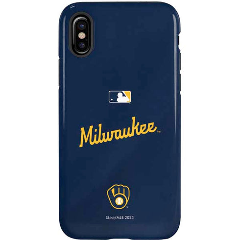 MLB Milwaukee Brewers Alternate/Away Jersey iPhone XS Pro Case