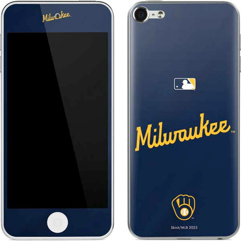 MLB Milwaukee Brewers Alternate/Away Jersey Apple iPod Skin