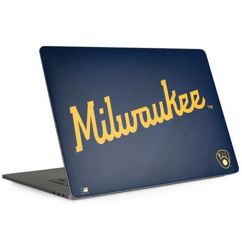 MLB Milwaukee Brewers Alternate/Away Jersey Apple MacBook Pro 15-inch Skin