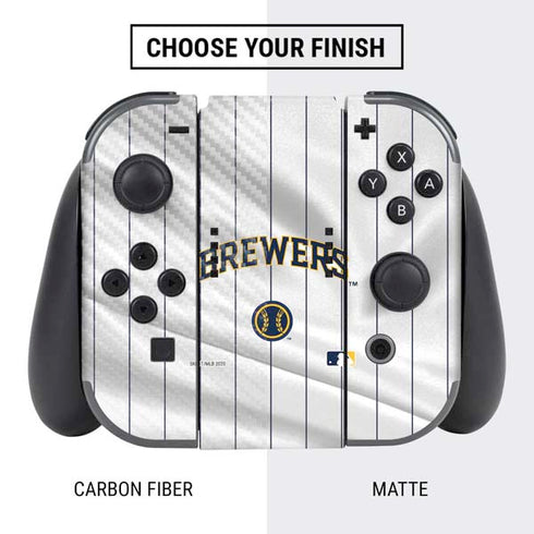 MLB Milwaukee Brewers Alternate/Away Jersey Nintendo Switch Bundle Skin