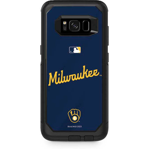 MLB Milwaukee Brewers Alternate/Away Jersey Otterbox Commuter Galaxy Skin