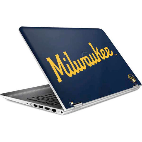 MLB Milwaukee Brewers Alternate/Away Jersey HP Pavilion Skin