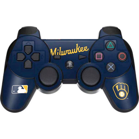 MLB Milwaukee Brewers Alternate/Away Jersey PS3 Dual Shock wireless controller Skin