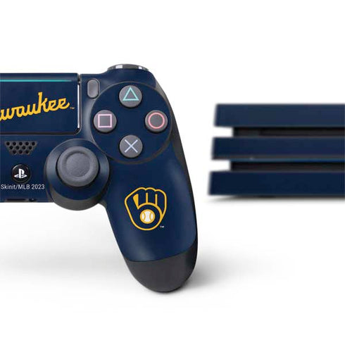 MLB Milwaukee Brewers Alternate/Away Jersey PS4 Pro Bundle Skin