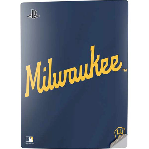 MLB Milwaukee Brewers Alternate/Away Jersey PS5 Digital Edition Console Skin