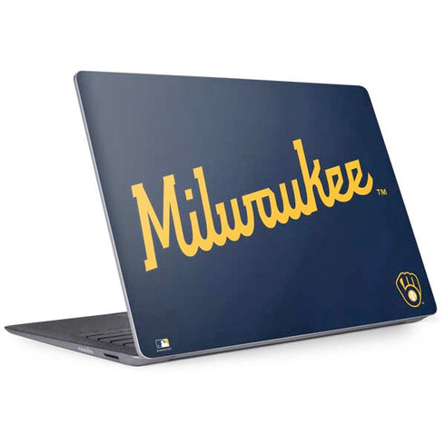 MLB Milwaukee Brewers Alternate/Away Jersey Surface Laptop 2 Skin
