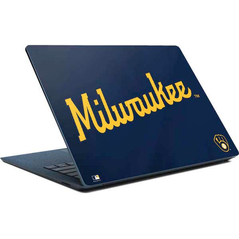 MLB Milwaukee Brewers Alternate/Away Jersey Surface Laptop Skin