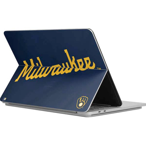 MLB Milwaukee Brewers Alternate/Away Jersey Surface Laptop Studio Skin