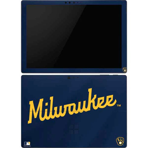 MLB Milwaukee Brewers Alternate/Away Jersey Surface Pro 6 Skin