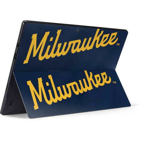 MLB Milwaukee Brewers Alternate/Away Jersey Surface Pro 7 Skin