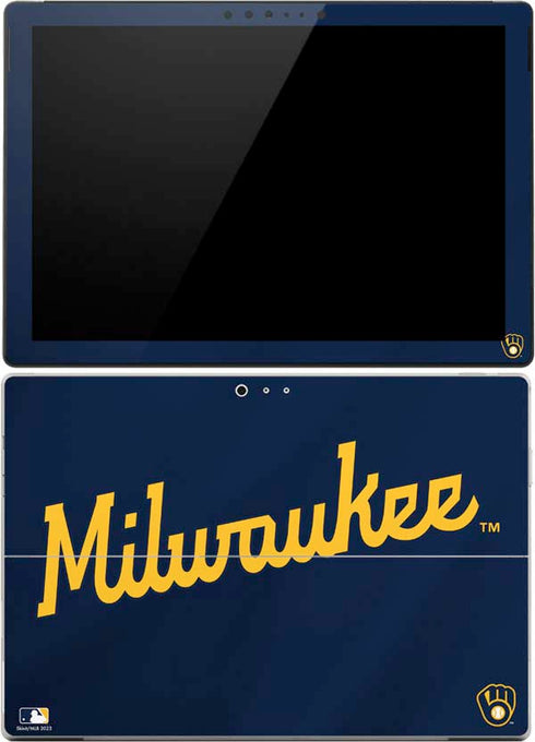 MLB Milwaukee Brewers Alternate/Away Jersey Surface Pro (2017) Skin