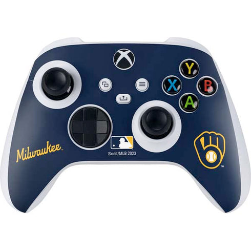 MLB Milwaukee Brewers Alternate/Away Jersey Xbox Series S Controller Skin