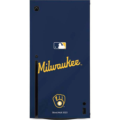 MLB Milwaukee Brewers Alternate/Away Jersey Xbox Series X Console Skin