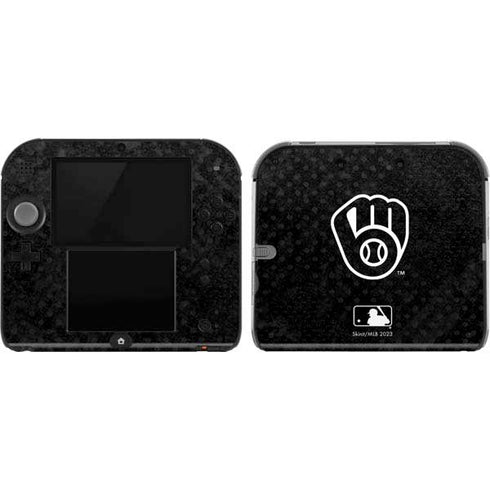 MLB Milwaukee Brewers Dark Wash Nintendo 2DS Skin