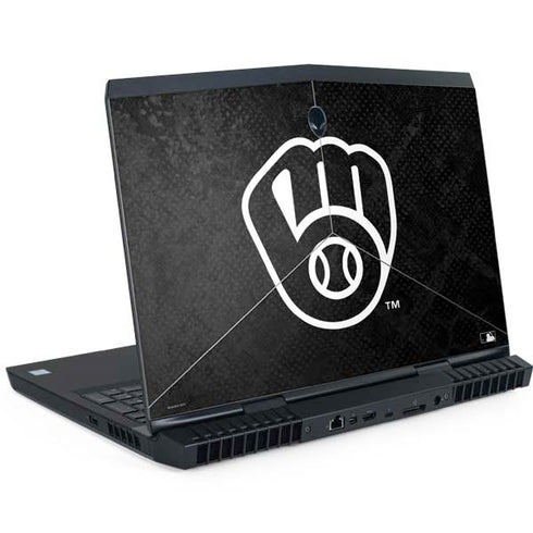 MLB Milwaukee Brewers Dark Wash Dell Alienware Skin
