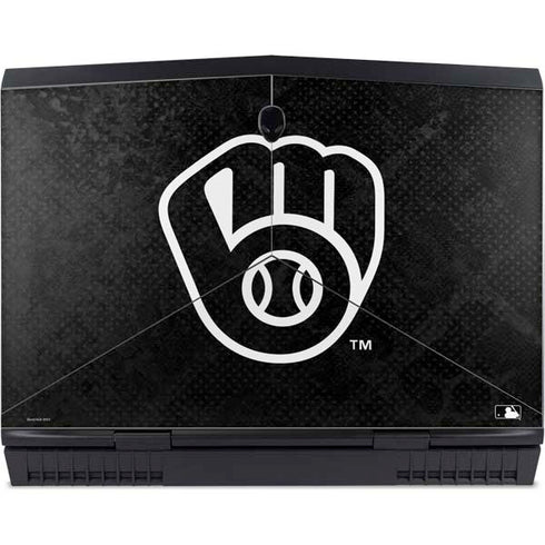 MLB Milwaukee Brewers Dark Wash Dell Alienware Skin