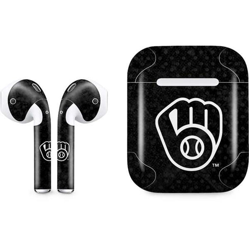 MLB Milwaukee Brewers Dark Wash Apple AirPods Skin