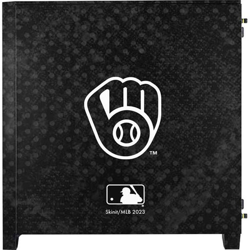 MLB Milwaukee Brewers Dark Wash Corsair 4000D Tempered Glass Mid-Tower ATX Case Skin