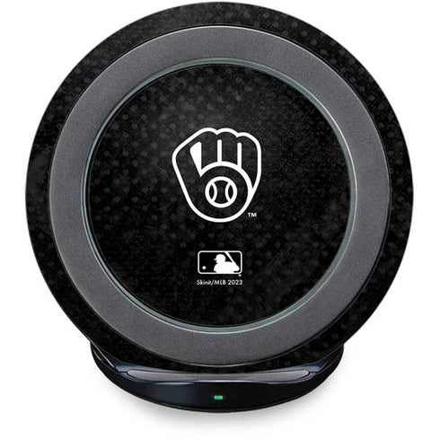 MLB Milwaukee Brewers Dark Wash Fast Charge Wireless Charging Stand Skin