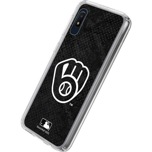 MLB Milwaukee Brewers Dark Wash Galaxy A10e Clear Case
