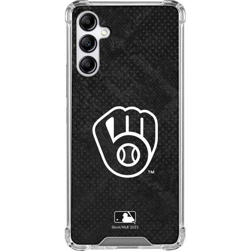 MLB Milwaukee Brewers Dark Wash Galaxy A14 5G Clear Case