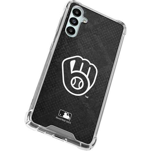 MLB Milwaukee Brewers Dark Wash Galaxy A14 5G Clear Case