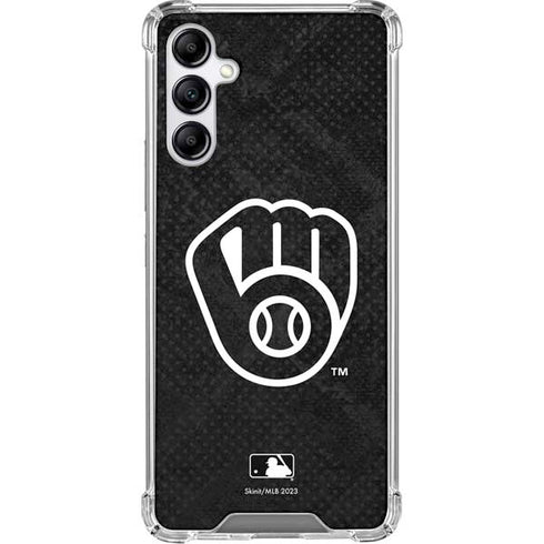 MLB Milwaukee Brewers Dark Wash Galaxy A15 5G Clear Case
