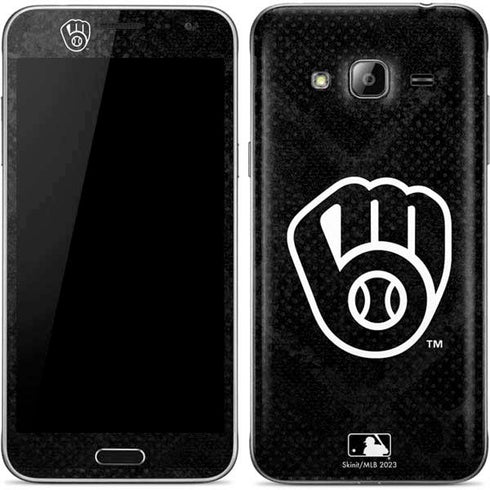 MLB Milwaukee Brewers Dark Wash Galaxy J3 Skin