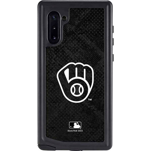 MLB Milwaukee Brewers Dark Wash Galaxy Note 10 Waterproof Case