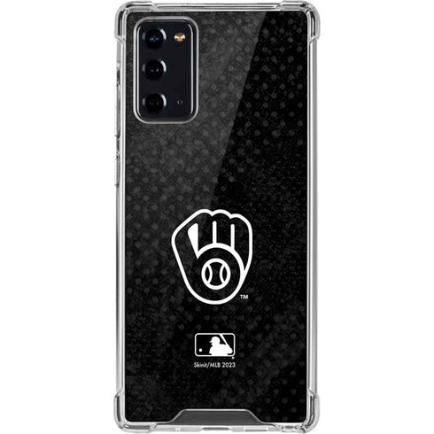 MLB Milwaukee Brewers Dark Wash Galaxy Note20 5G Clear Case