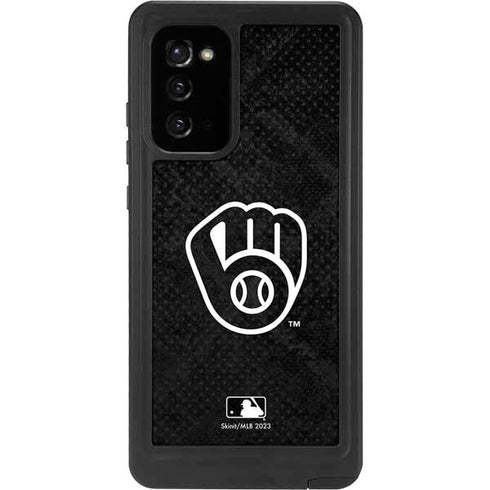MLB Milwaukee Brewers Dark Wash Galaxy Note20 5G Waterproof Case