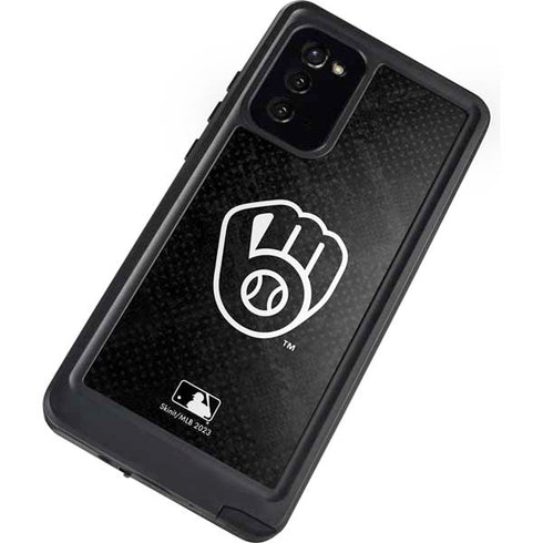 MLB Milwaukee Brewers Dark Wash Galaxy Note20 5G Waterproof Case