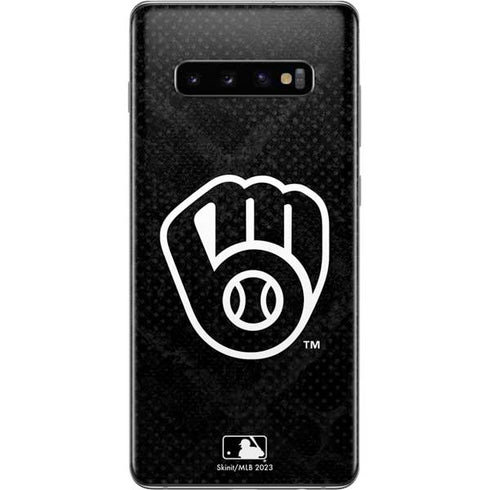 MLB Milwaukee Brewers Dark Wash Galaxy S10 Plus Skin