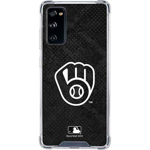 MLB Milwaukee Brewers Dark Wash Galaxy S20 FE Clear Case