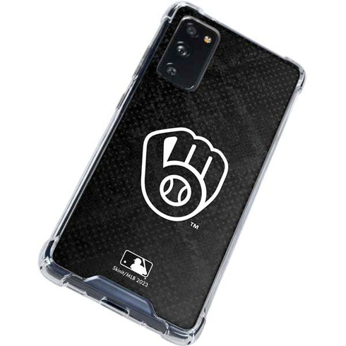 MLB Milwaukee Brewers Dark Wash Galaxy S20 FE Clear Case