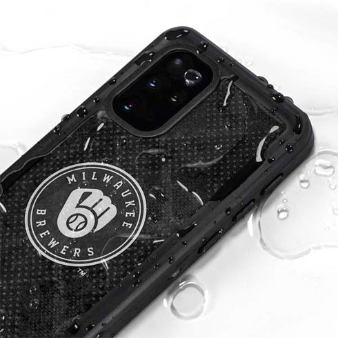 MLB Milwaukee Brewers Dark Wash Galaxy S20 Plus Waterproof Case