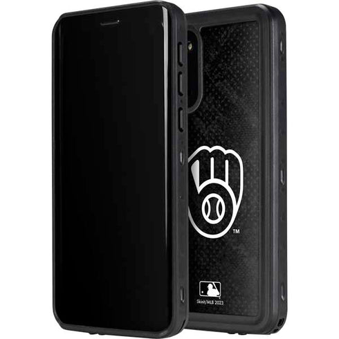 MLB Milwaukee Brewers Dark Wash Galaxy S20 Plus Waterproof Case