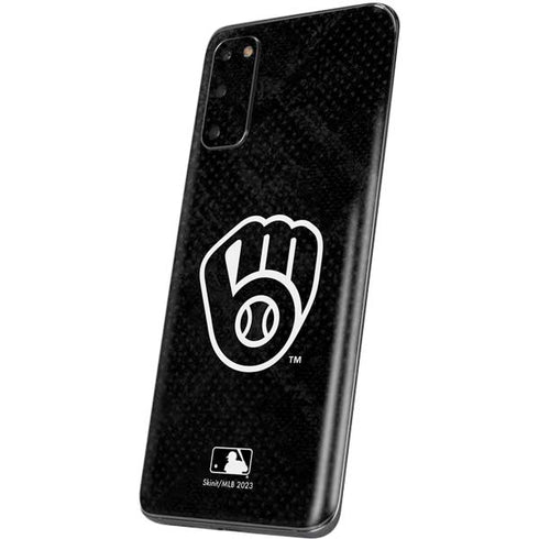 MLB Milwaukee Brewers Dark Wash Galaxy S20 Skin