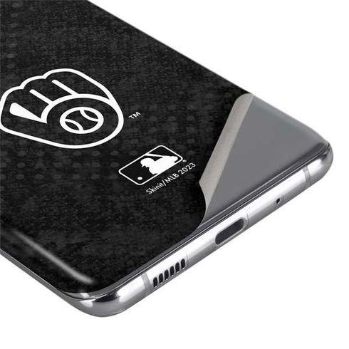 MLB Milwaukee Brewers Dark Wash Galaxy S20 Ultra 5G Skin