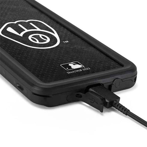 MLB Milwaukee Brewers Dark Wash Galaxy S20 Waterproof Case