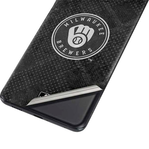 MLB Milwaukee Brewers Dark Wash Galaxy S21 Plus 5G Skin