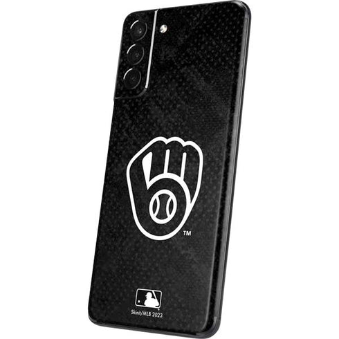 MLB Milwaukee Brewers Dark Wash Galaxy S21 Plus 5G Skin