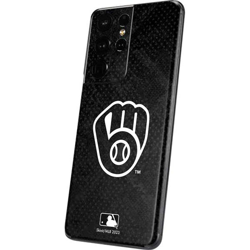 MLB Milwaukee Brewers Dark Wash Galaxy S21 Ultra 5G Skin