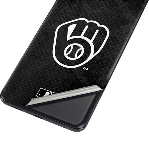 MLB Milwaukee Brewers Dark Wash Galaxy S21 Ultra 5G Skin