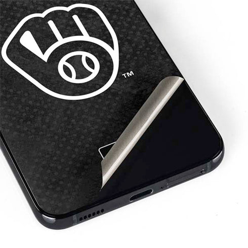 MLB Milwaukee Brewers Dark Wash Galaxy S22 Skin