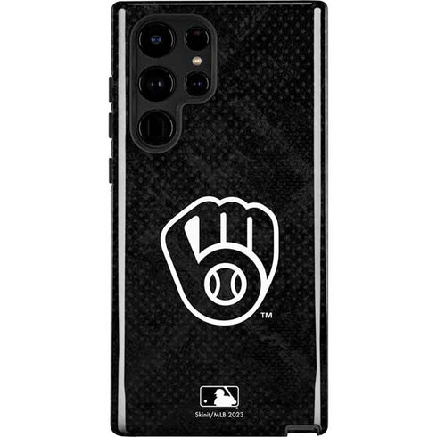 MLB Milwaukee Brewers Dark Wash Galaxy S22 Ultra Pro Case