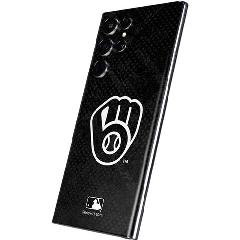 MLB Milwaukee Brewers Dark Wash Galaxy S22 Ultra Skin