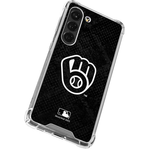 MLB Milwaukee Brewers Dark Wash Galaxy S23 Clear Case