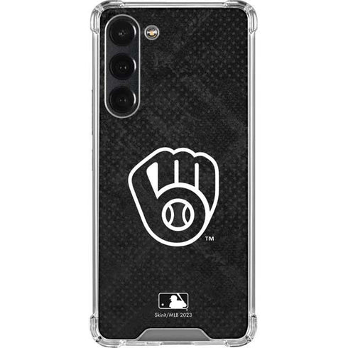 MLB Milwaukee Brewers Dark Wash Galaxy S23 Plus Clear Case